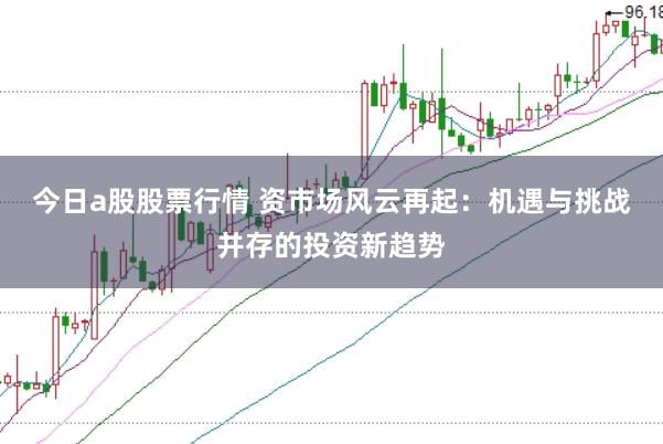 今日a股股票行情 资市场风云再起：机遇与挑战并存的投资新趋势