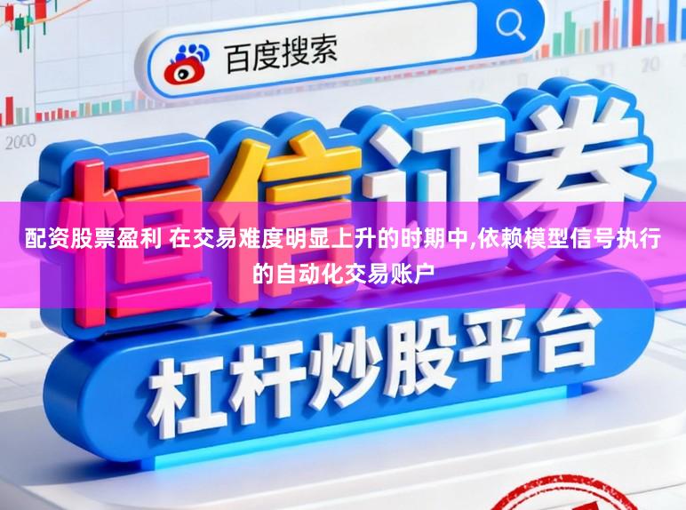 配资股票盈利 在交易难度明显上升的时期中,依赖模型信号执行的自动化交易账户
